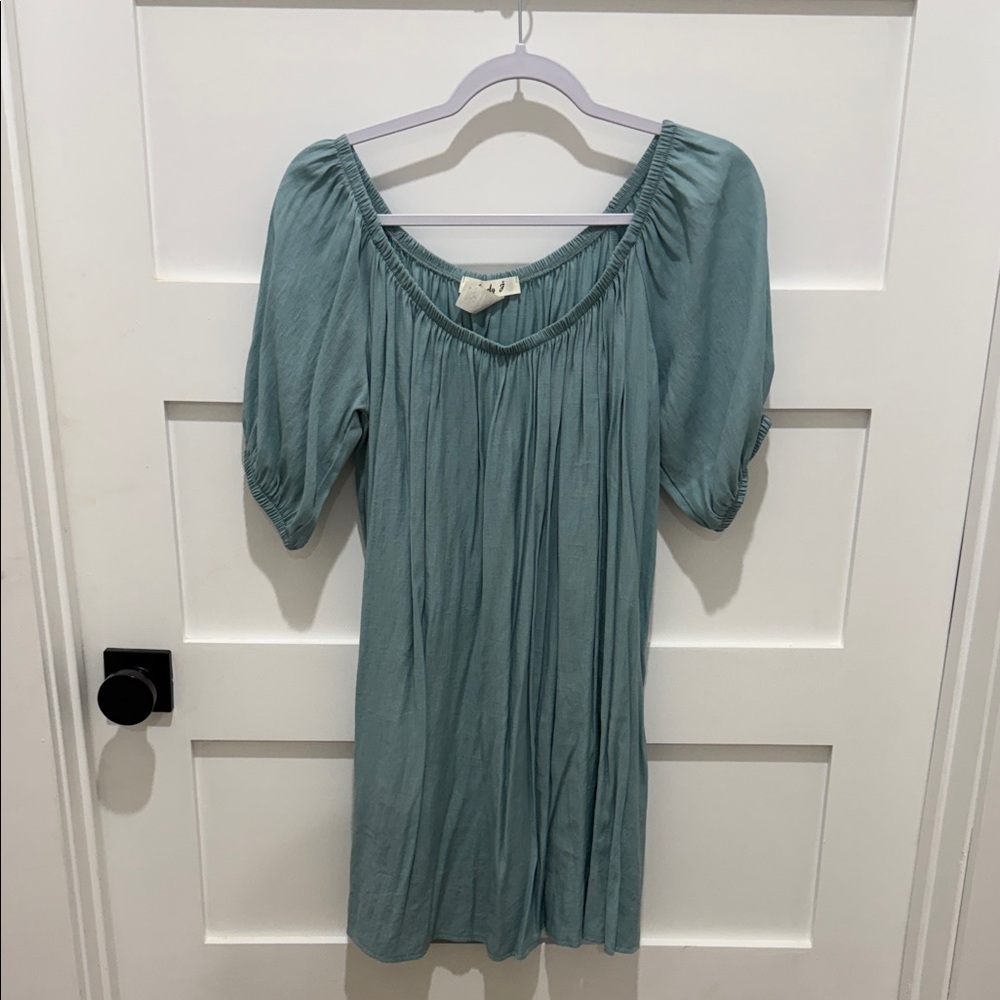 Elegant Blue Women's Dress